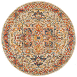 Legacy 850 Rust Round Rug