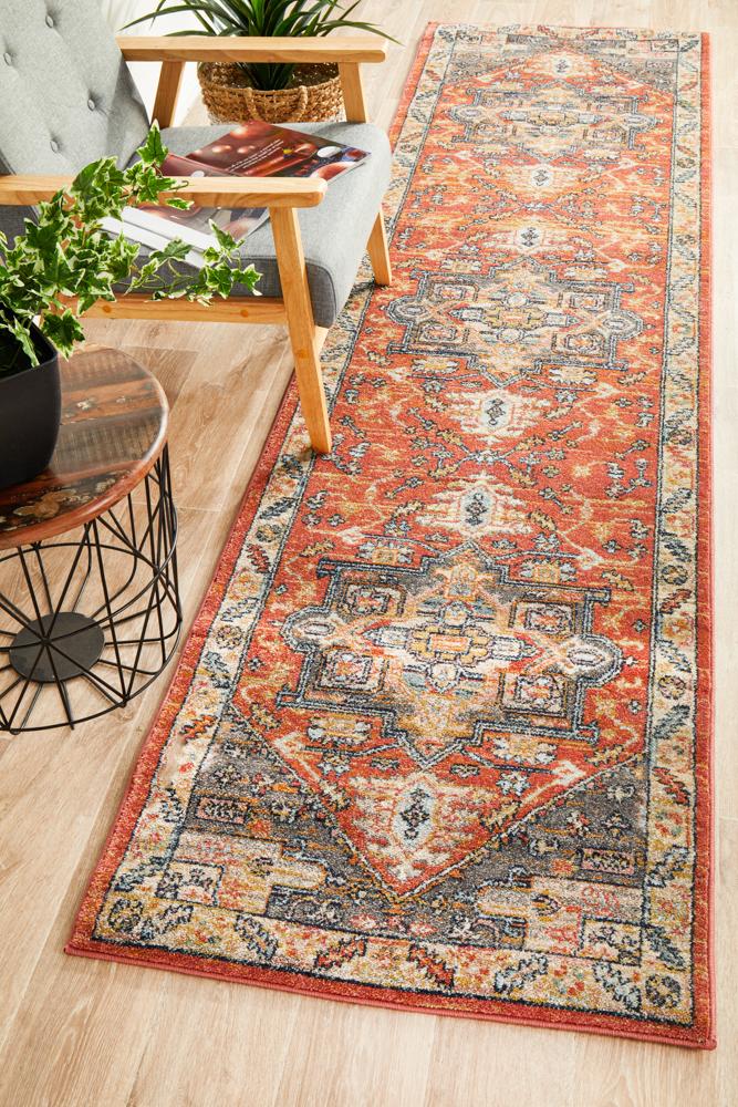 Legacy 850 Terracotta Runner Rug