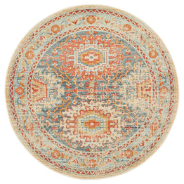 Legacy 853 Blue Round Rug