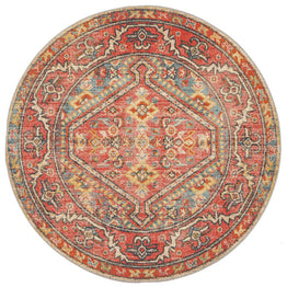 Legacy 856 Crimson Round Rug