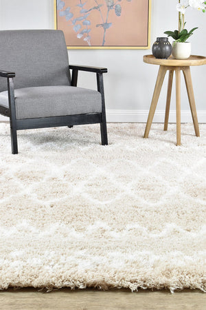 Cobi Shaggy Beige Rug 8746A