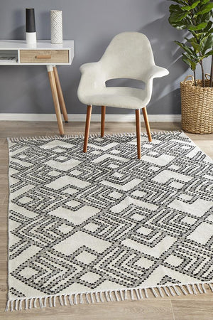 Miller Rhythm Symphony White Rug