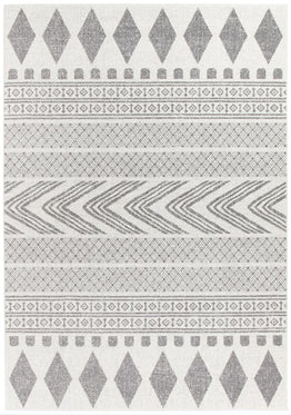 Mirage Adani Modern Tribal Design Grey Rug