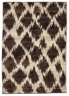 Moroccan Style  Diamond Design Chocolate Rug