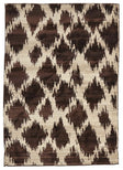 Moroccan Style  Diamond Design Chocolate Rug