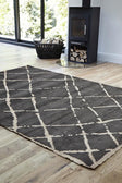 Moroccan Style  Rustic Design Grey Rug