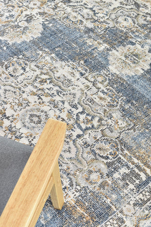 Medina Dark Blue Rug 0318A