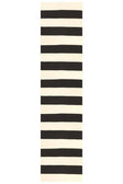 Nomad Pure Wool Flatweave 16 Black Runner