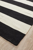 Nomad Pure Wool Flatweave 16 Black Runner