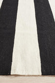 Nomad Pure Wool Flatweave 16 Black Runner