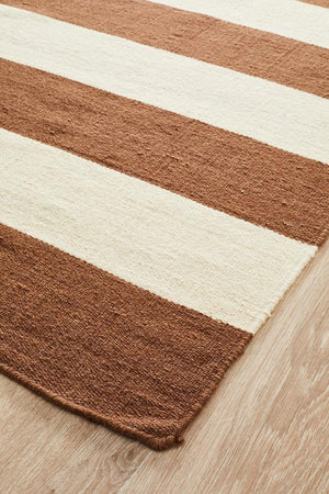 Nomad Pure Wool Flatweave 16 Taupe Rug