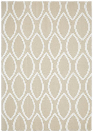 Nomad Pure Wool Flatweave 20 Beige Rug