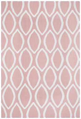 Nomad Pure Wool Flatweave 20 Pink Rug