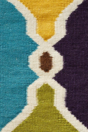 Nomad Pure Wool Flatweave 34 Multi Rug