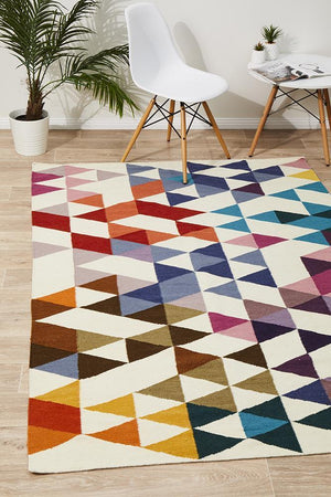 Nomad Pure Wool Flatweave 35 Multi Rug