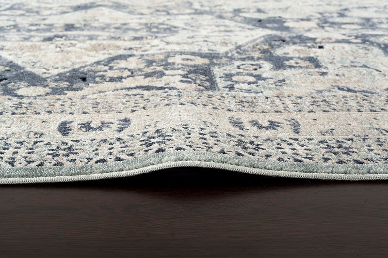 Providence Esquire Brushed Traditional Blue Rug – Cool Rugs