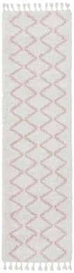 Saffron 11 Pink Runner Rug