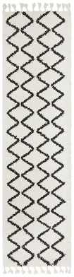 Saffron 11 White Runner Rug