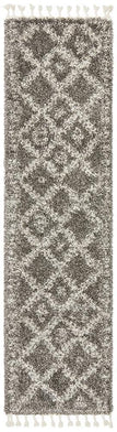 Saffron 33 Grey Runner Rug