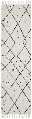 Saffron 44 White Runner Rug