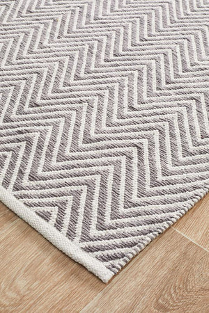 Spirit Chevron Grey Rug