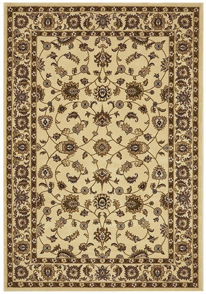 Sydney Collection Classic Rug Ivory With Ivory Border