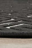 York Alice Black & Gold Rug